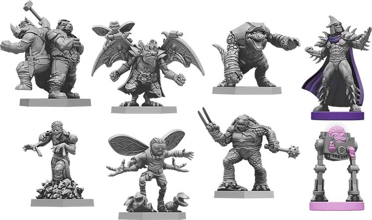 Unmatched: Пригоди — TMNT — Extra Toppings: Ultimate Miniatures